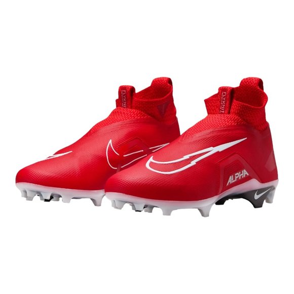 Nike Men\'s Alpha Menace Elite 3 Football Cleats Red White Size 15 NEW main image 5